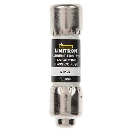 Cooper Bussmann KTK-R-12 KTK-R-12 Cooper Bussmann - Eaton Bussmann series KTK-R fuse, LIMITRON Fast-acting fuse, Rejection style, Specialized circuits and industrial control, 12 A, Class CC, Non-indicating, Ferrule end x ferrule end, 200 kAIC, Melamine tube, Standard, 600 V